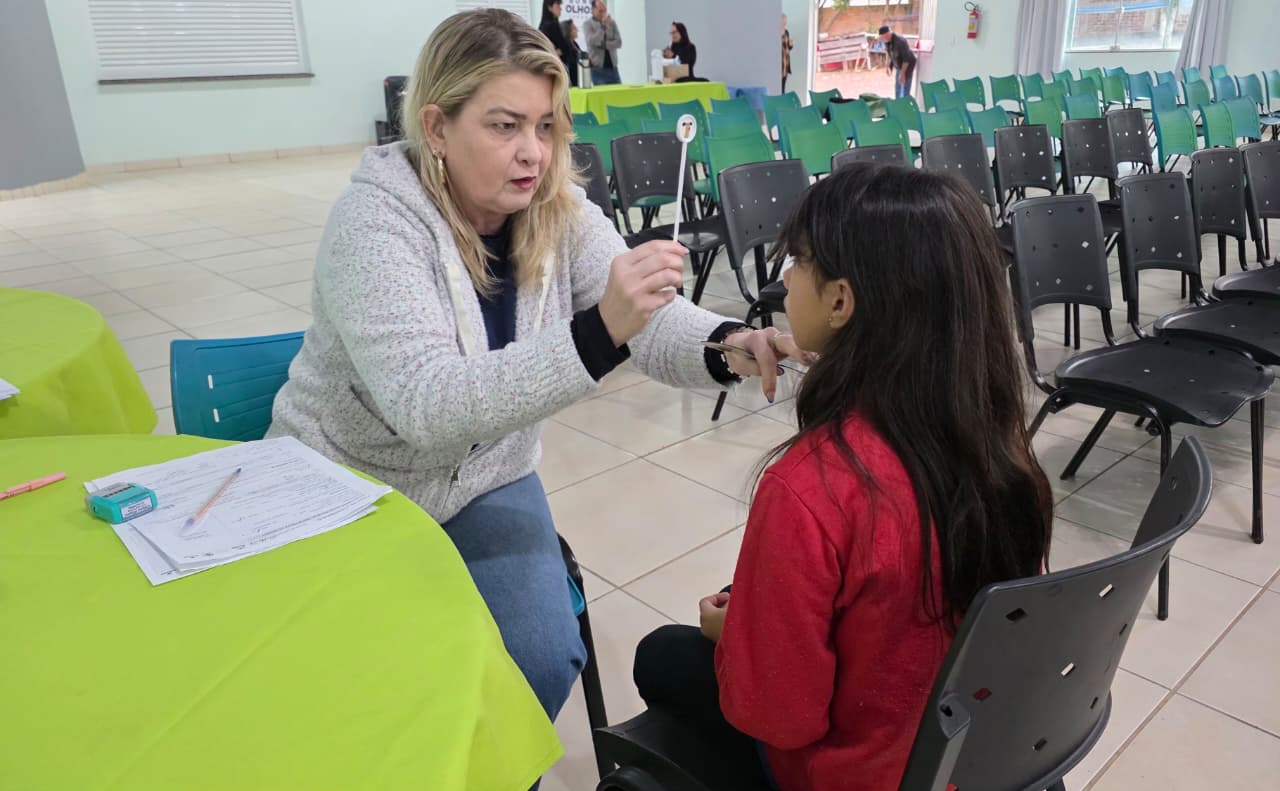 NOVA PRATA DO IGUAÇU INICIA TRIAGEM OFTALMOL´GICA DO PROGRAMA BONS OLHOS PARANÁ