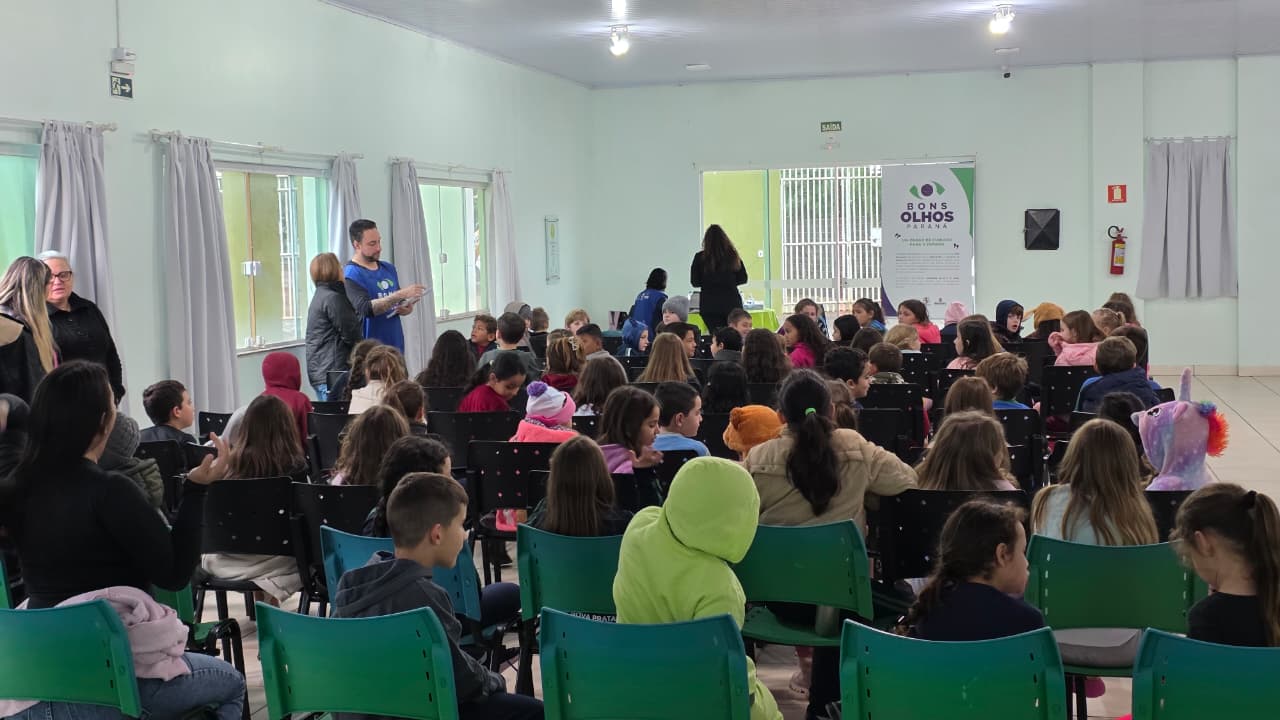 NOVA PRATA DO IGUAÇU INICIA TRIAGEM OFTALMOL´GICA DO PROGRAMA BONS OLHOS PARANÁ